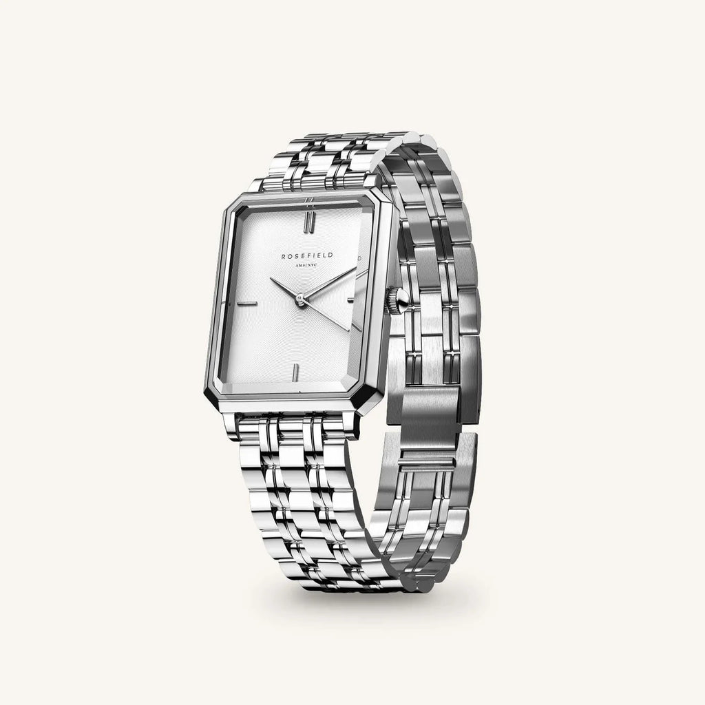 Octagon XS White Sunray Steel Silver