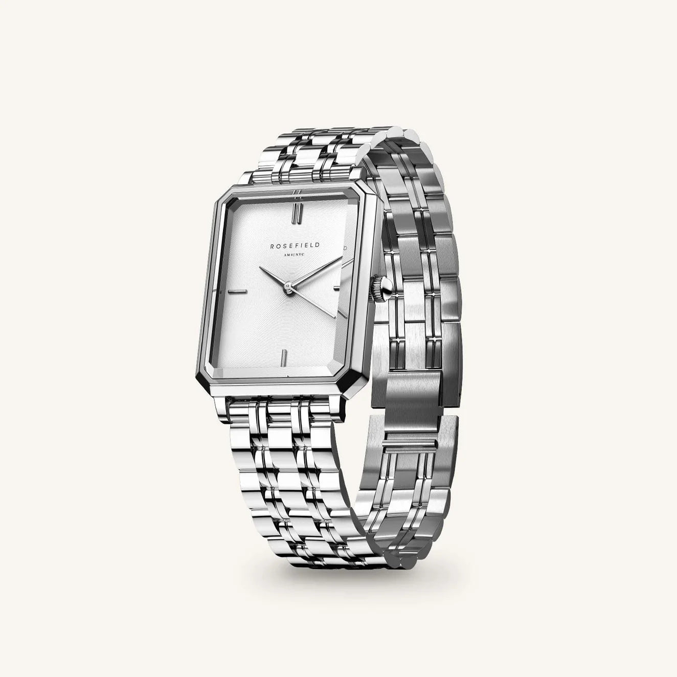 Octagon XS White Sunray Steel Silver