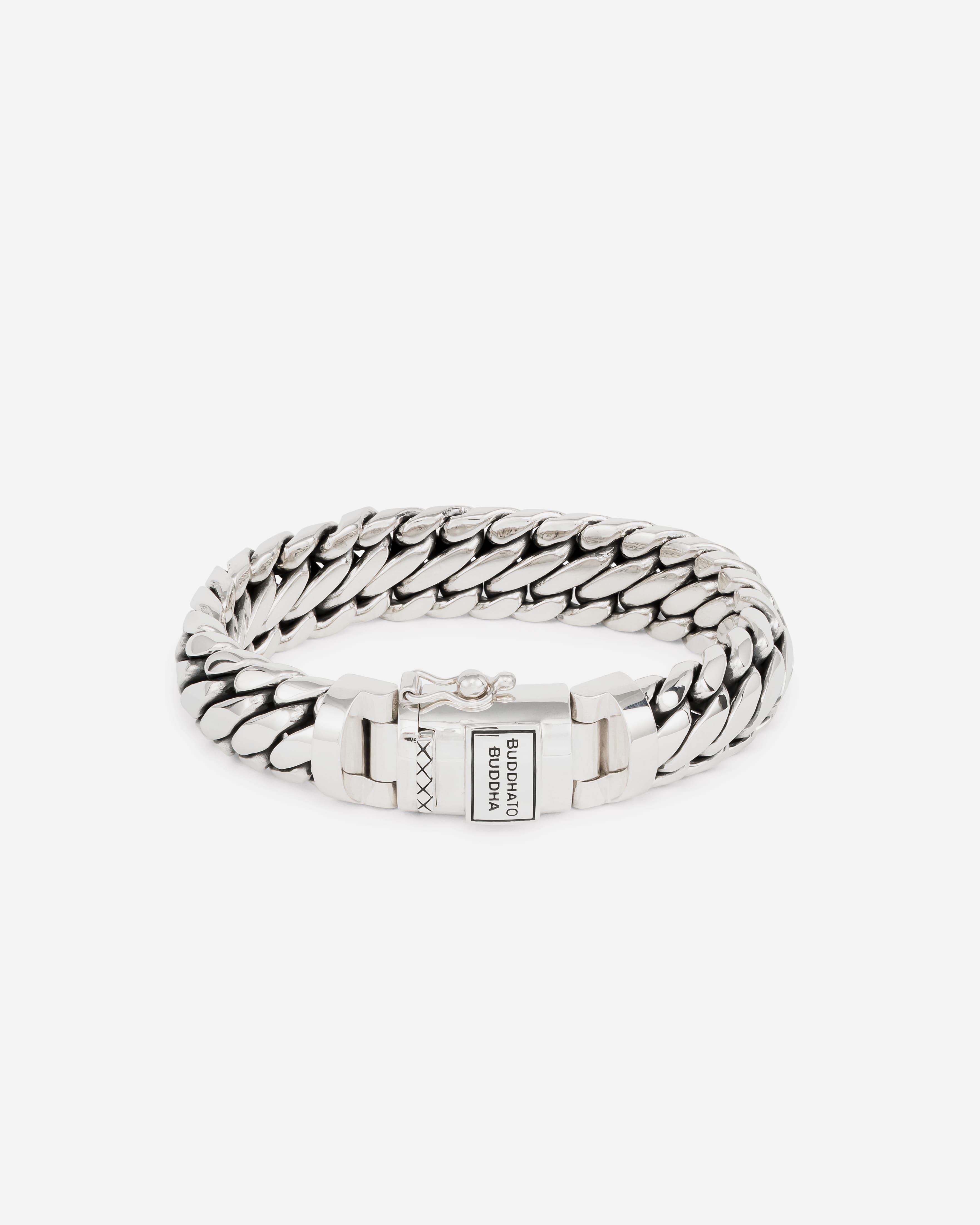 Buddha to Buddha Armband Ben Medium Zilver 001J010730102