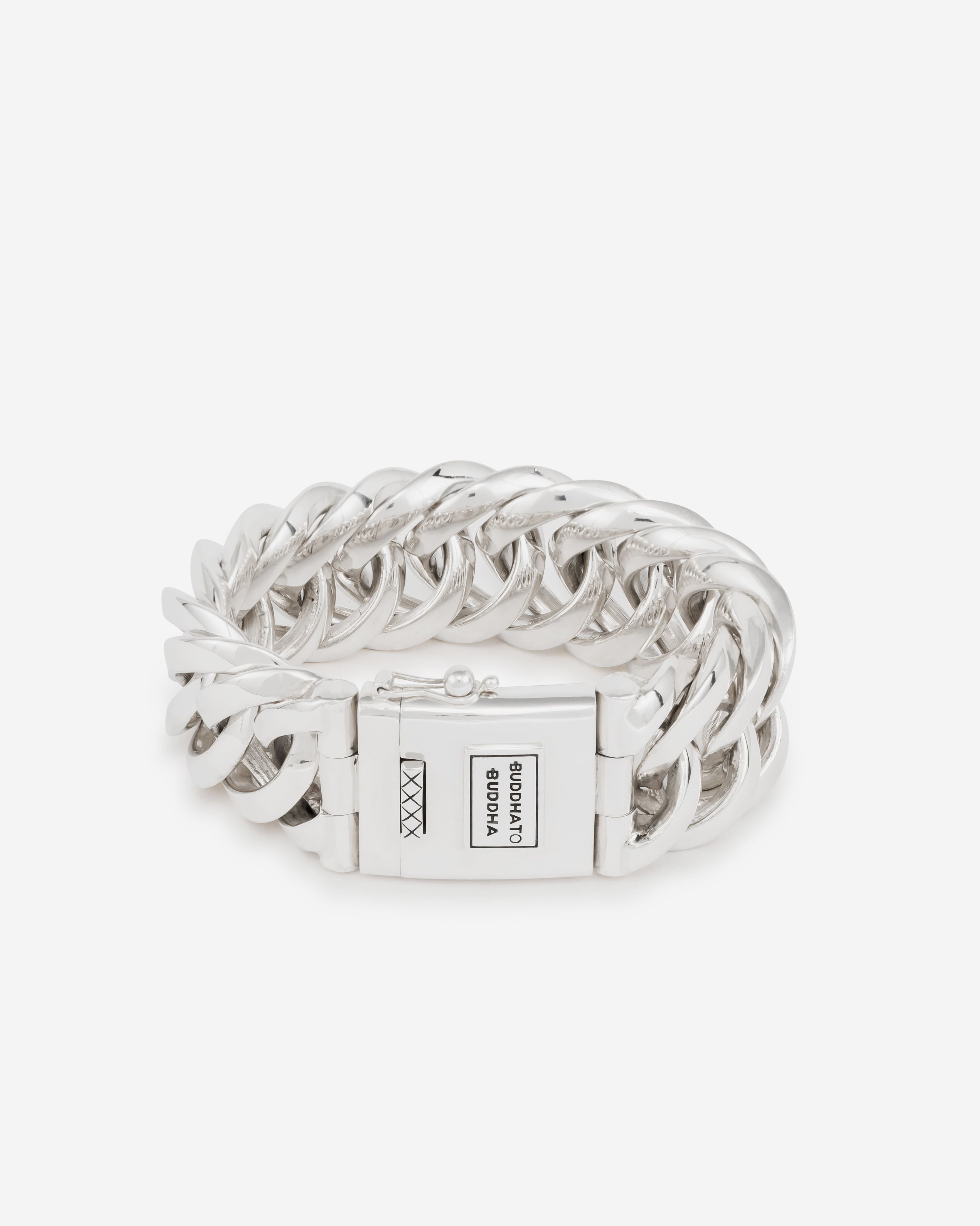 Buddha to Buddha Armband Chain Big Zilver 001J010800112