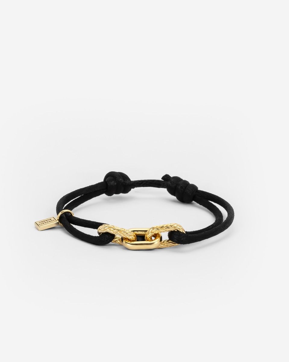 Buddha to Buddha Armband Katja Cord Vermeil Verguld gerecycled 925 sterling zilver Gold Plated 001J01133E925 hoofdfoto