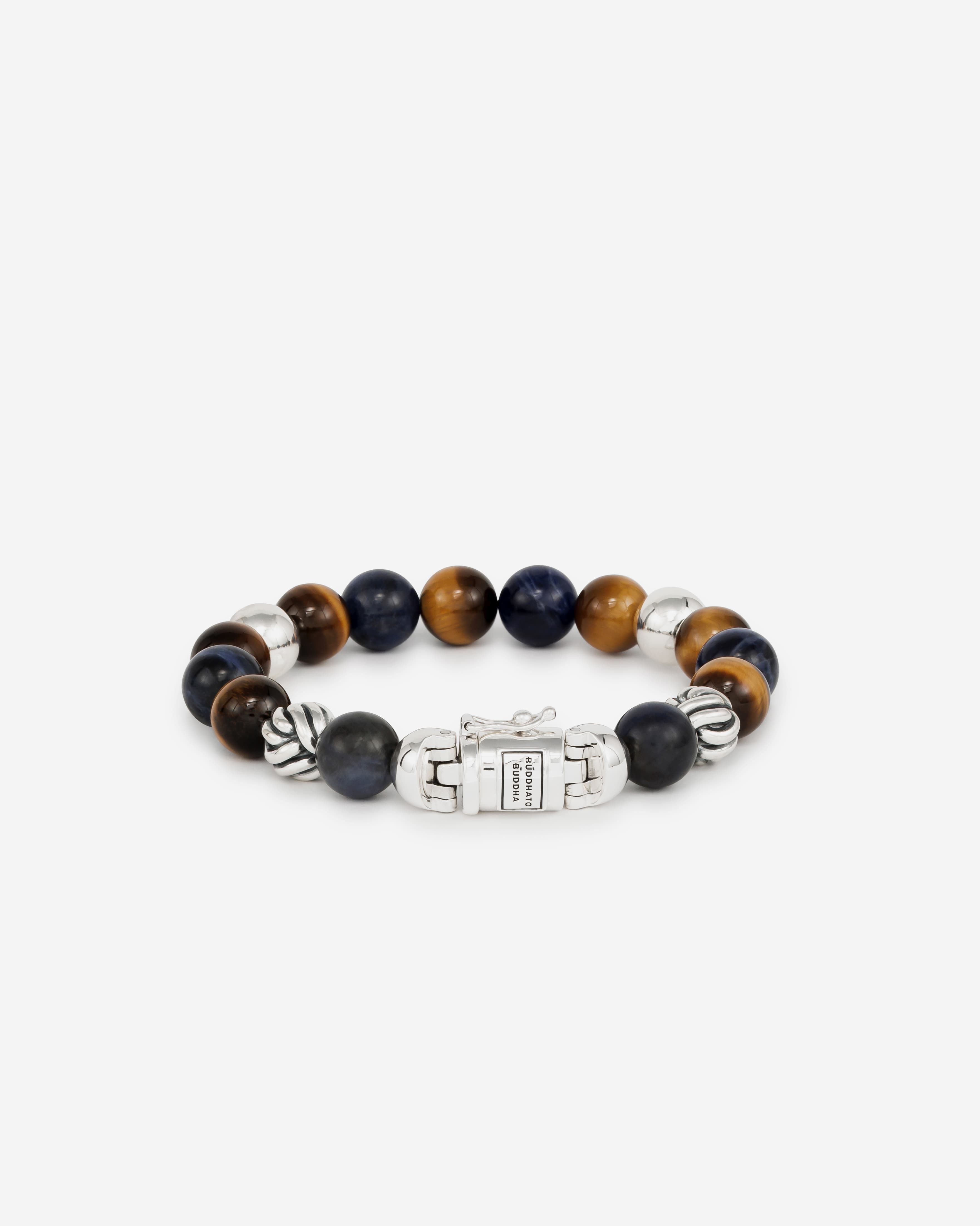 Buddha to Buddha Armband Spirit Bead Mix Sodalite Tiger eye Beads Bruin 001J011883806 hoofdfoto