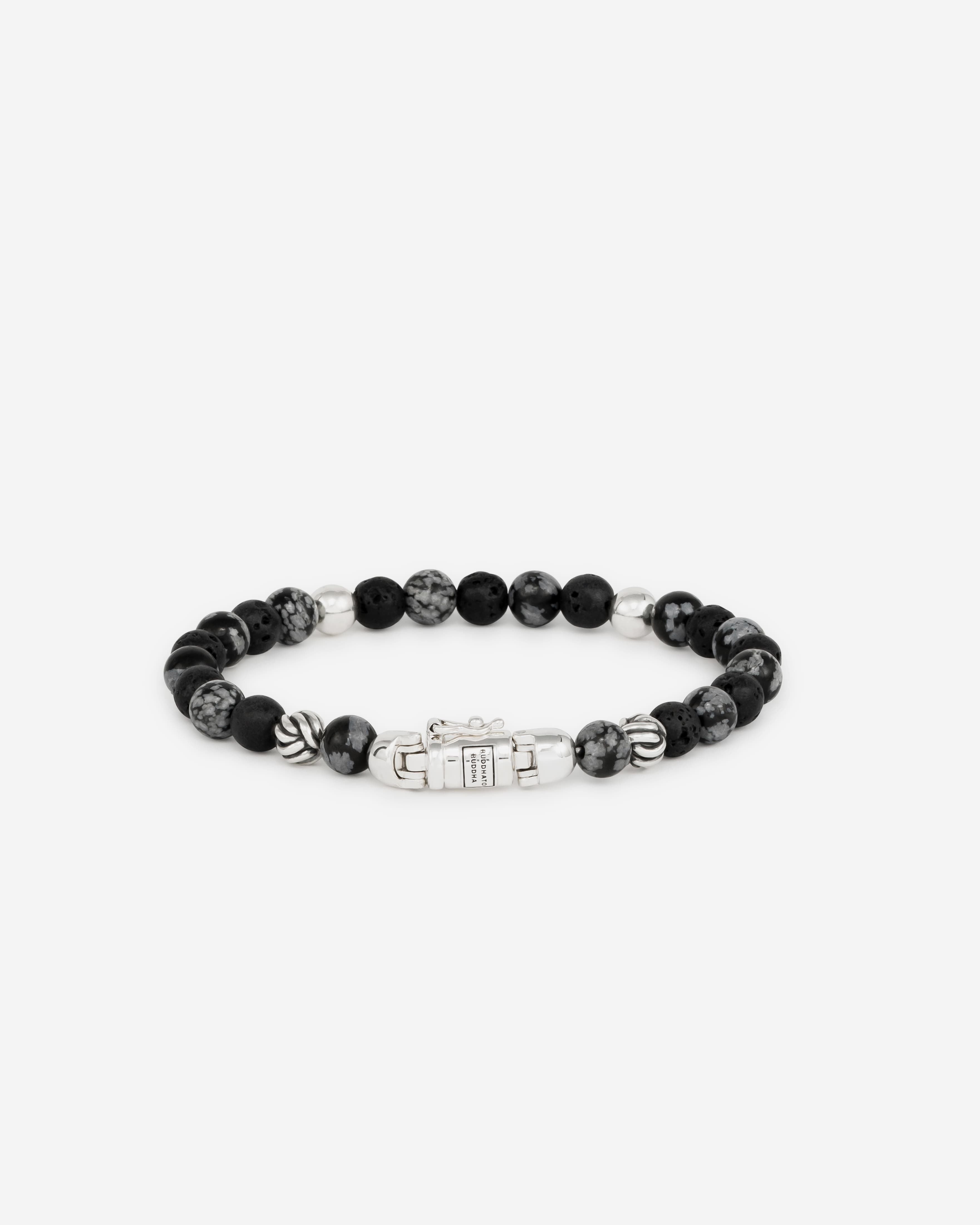 Buddha to Buddha Armband Spirit Bead Mini Snowflake Beads Grey 001J011893606 hoofdfoto