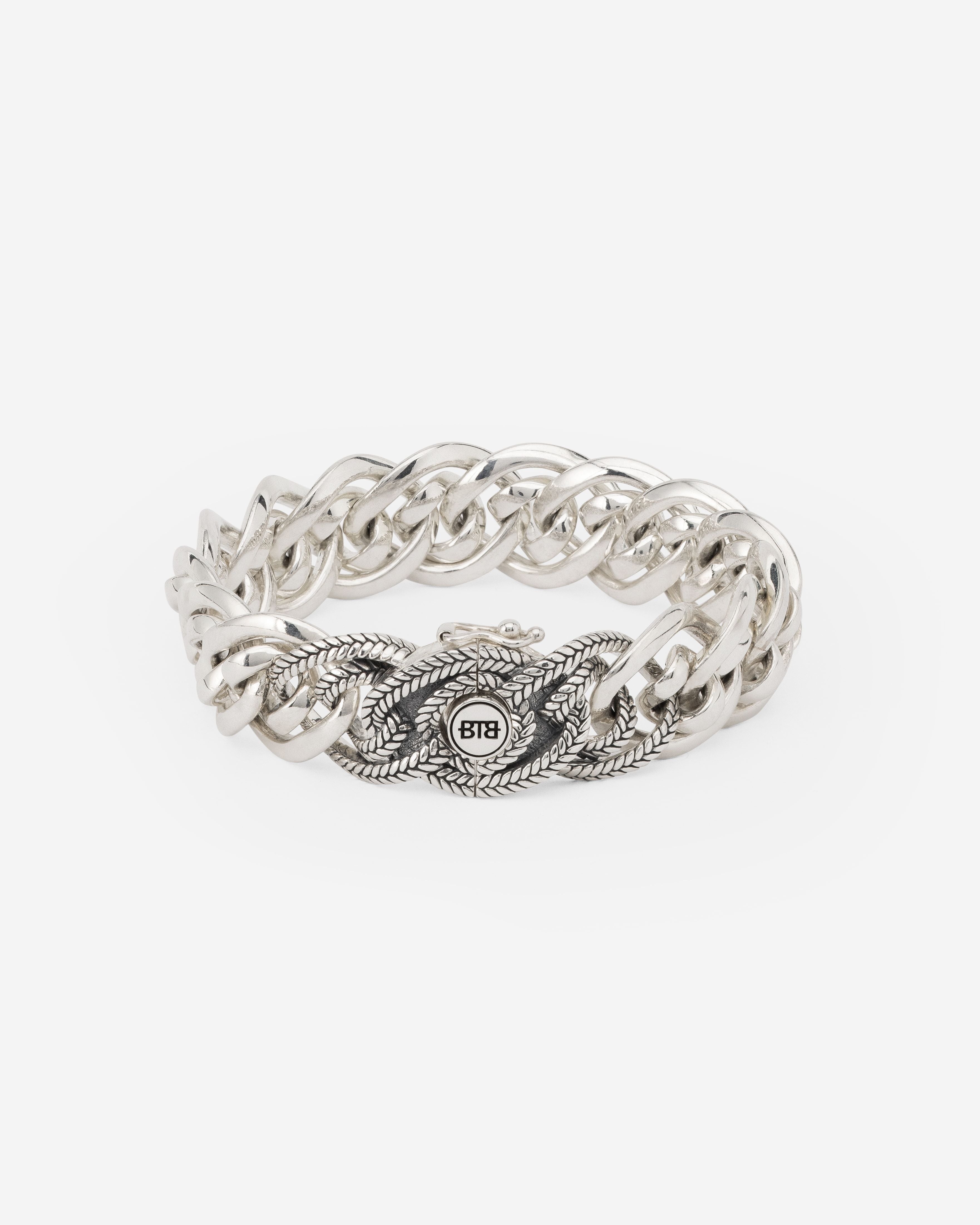 Buddha to Buddha Armband Nathalie Small Texture Zilver 001J012080105 hoofdfoto