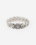 Buddha to Buddha Armband Nathalie Small Texture Zilver 001J012080112