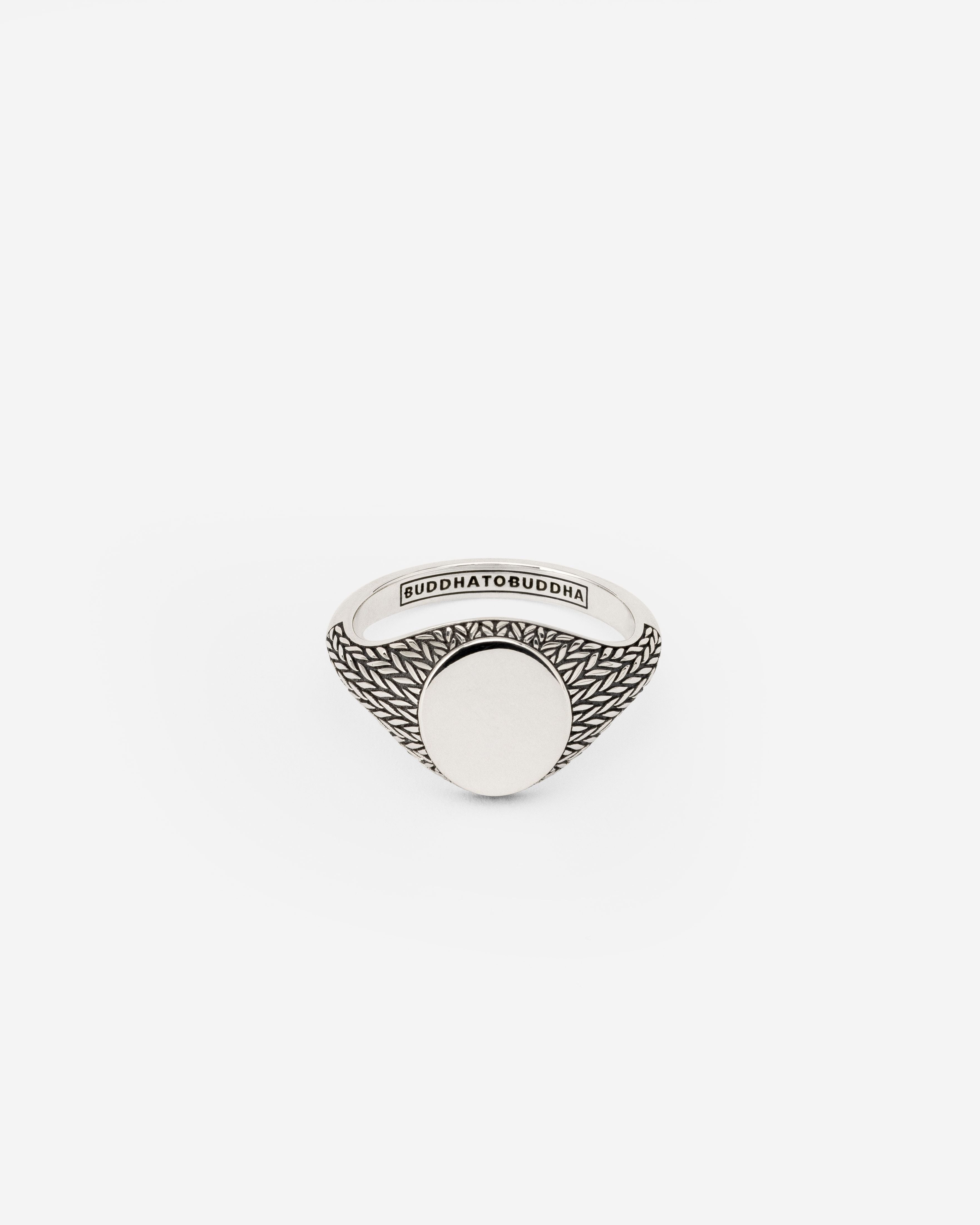 Buddha to Buddha Ring Ellen Signet Zilver 001J020490118 hoofdfoto