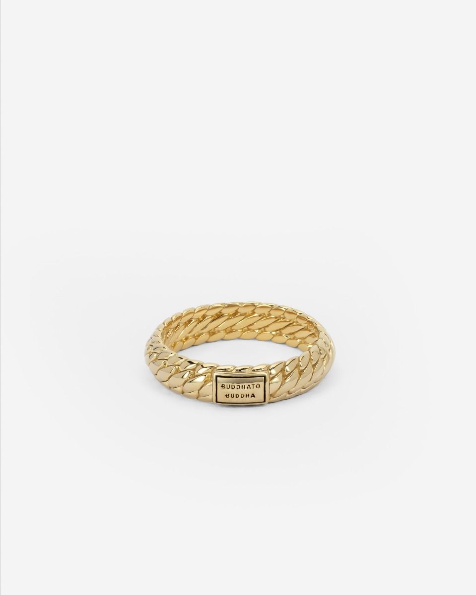 Buddha to Buddha Ring Ben XS Vermeil Verguld gerecycled 925 sterling zilver Gold Plated 001J02125E917 hoofdfoto