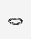 Buddha to Buddha Ring Dunia Ben Alternate Zilver Zwart 001J023208716