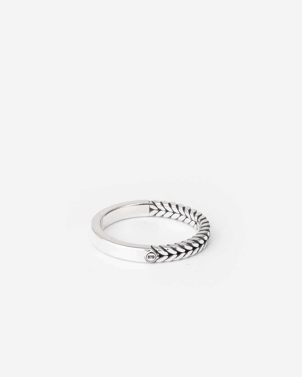 Buddha to Buddha Ring Barbara Mini Dual Gerecycled 925 sterling zilver 001J023300116 hoofdfoto