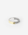 Buddha to Buddha Ring Barbara Small Dual Bicolor Gerecycled 925 sterling zilver / 14-karaat goud Zilver/Goud 001J02333E818 hoofdfoto