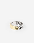 Buddha to Buddha Ring Esther Dual Bicolor Gerecycled 925 sterling zilver / 14-karaat goud Zilver/Goud 001J02341E821 hoofdfoto