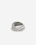 Buddha to Buddha Ring Ben Double Zilver 001J026070120 hoofdfoto
