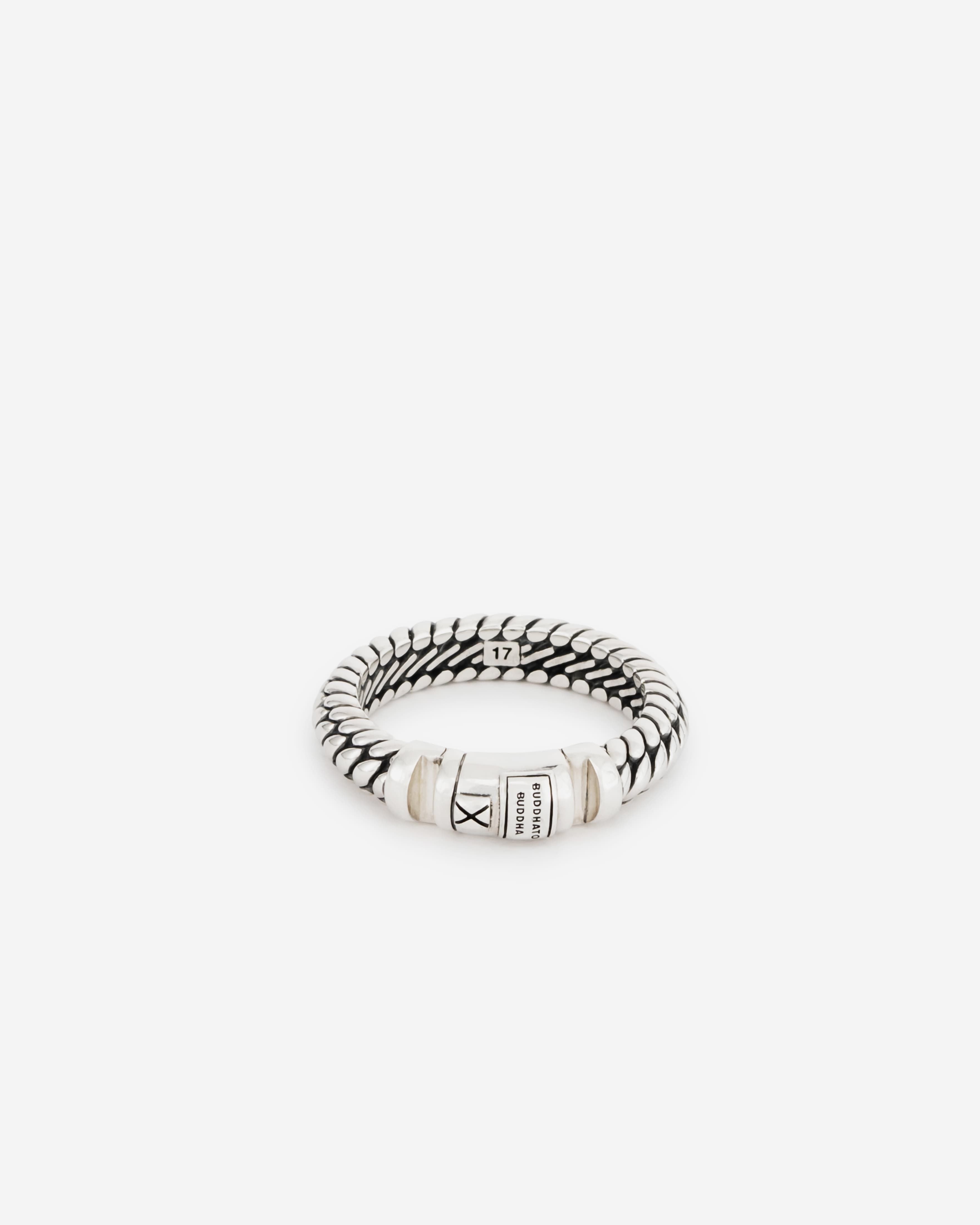 Buddha to Buddha Ring Ben XS Lock Zilver 001J026130117