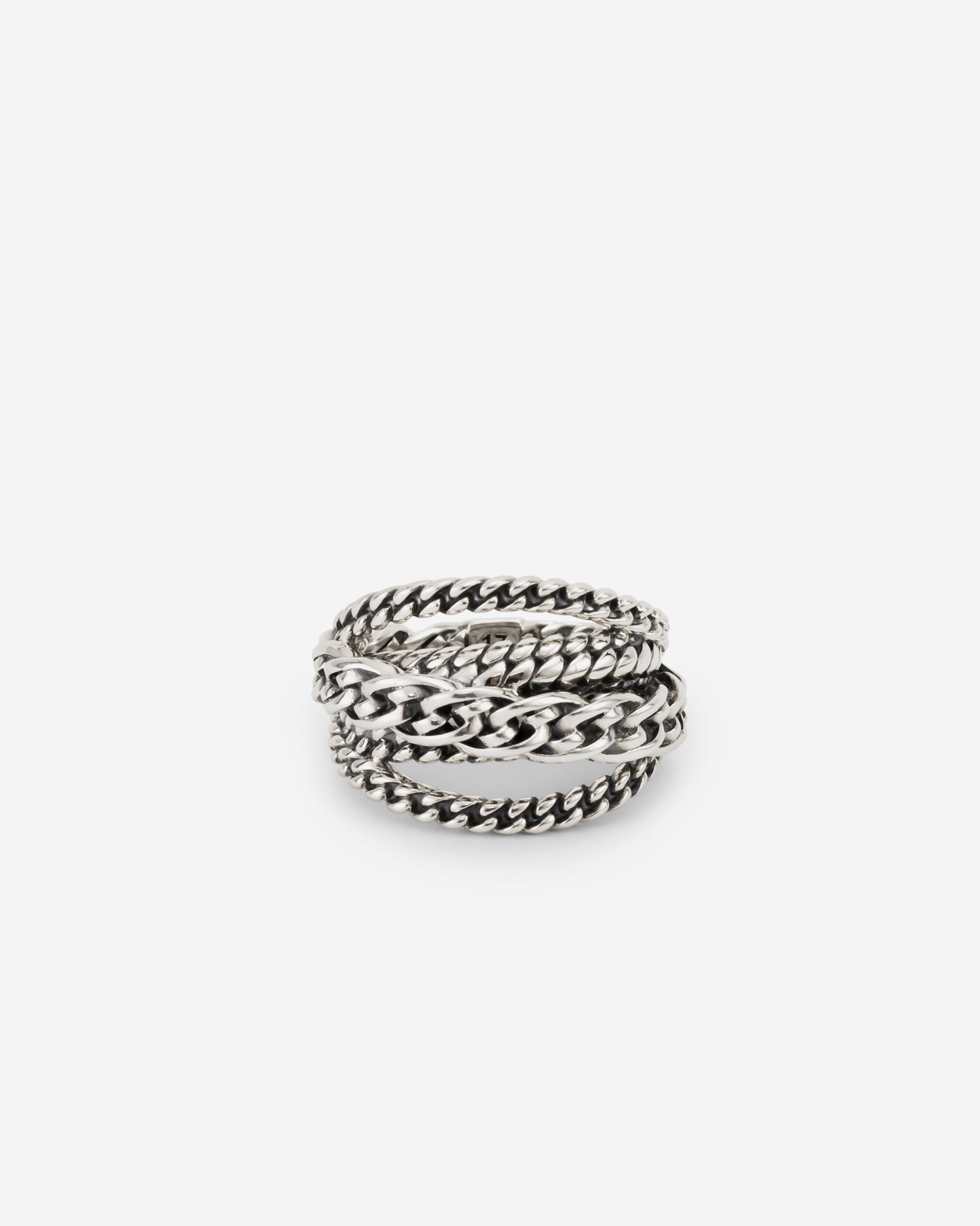 Buddha to Buddha Ring Multi Chain Nathalie Zilver 001J026160120 hoofdfoto