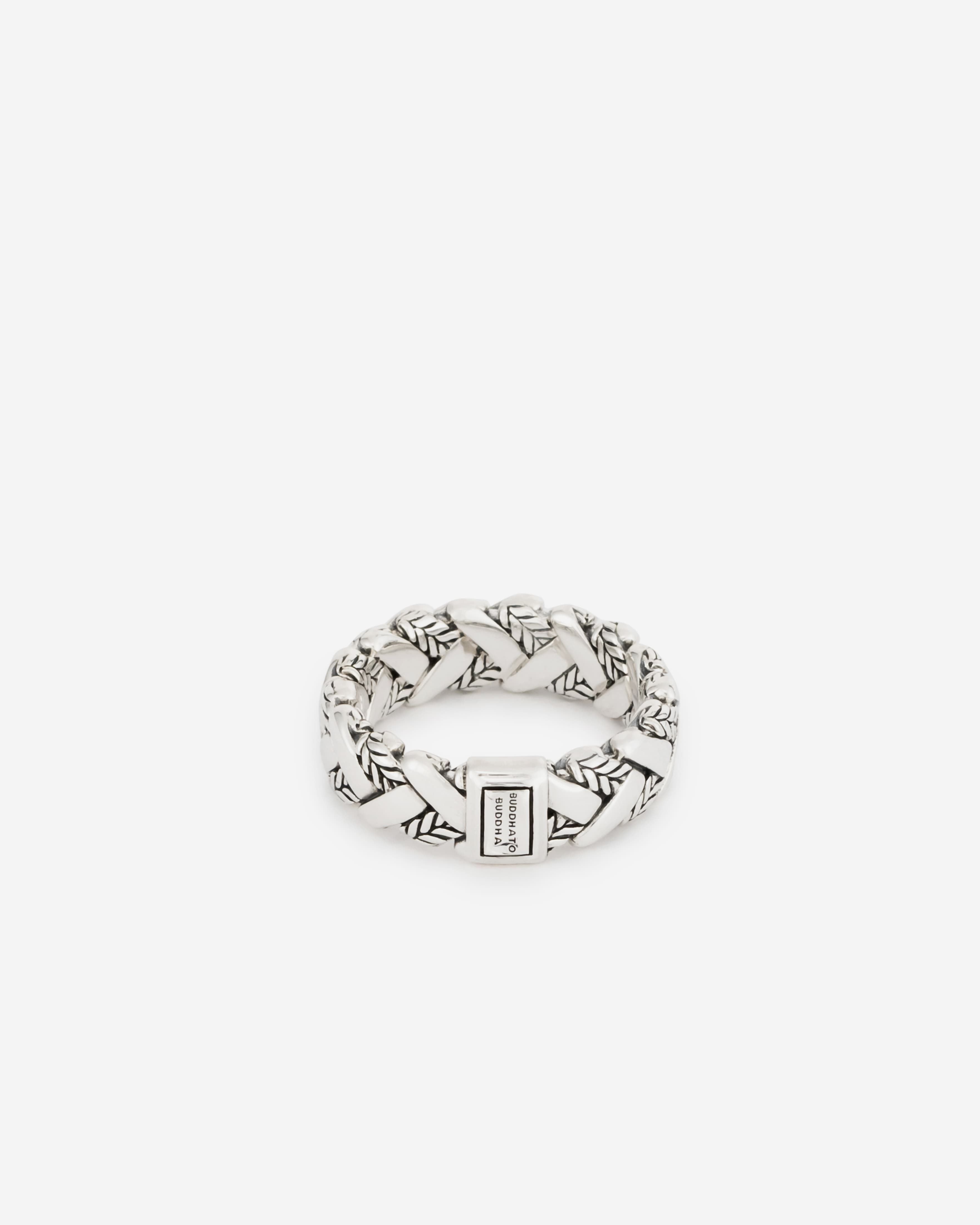 Buddha to Buddha Ring George Texture Zilver 001J026170177 hoofdfoto