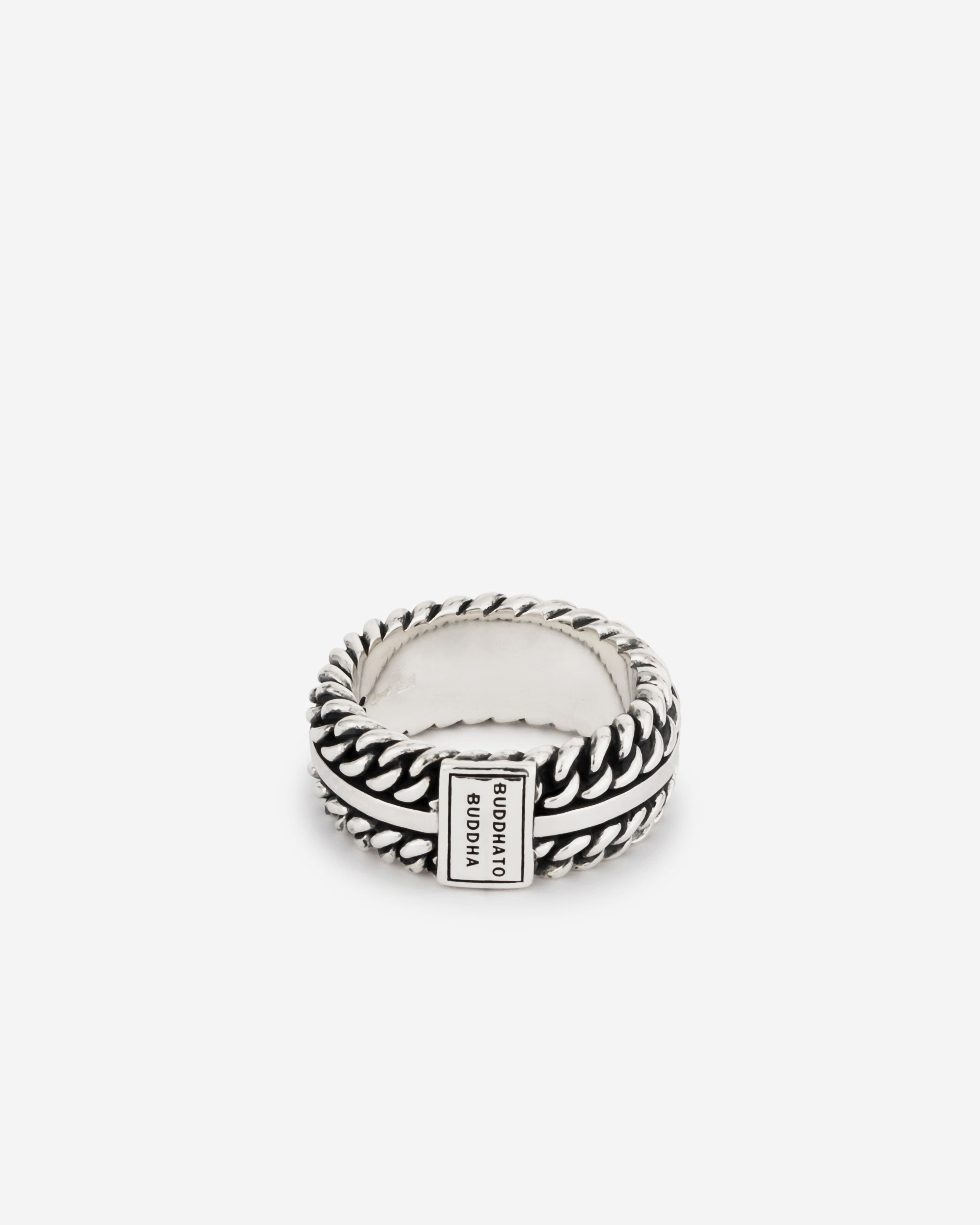 Buddha to Buddha Ring Chain Texture Zilver 001J027880121 hoofdfoto