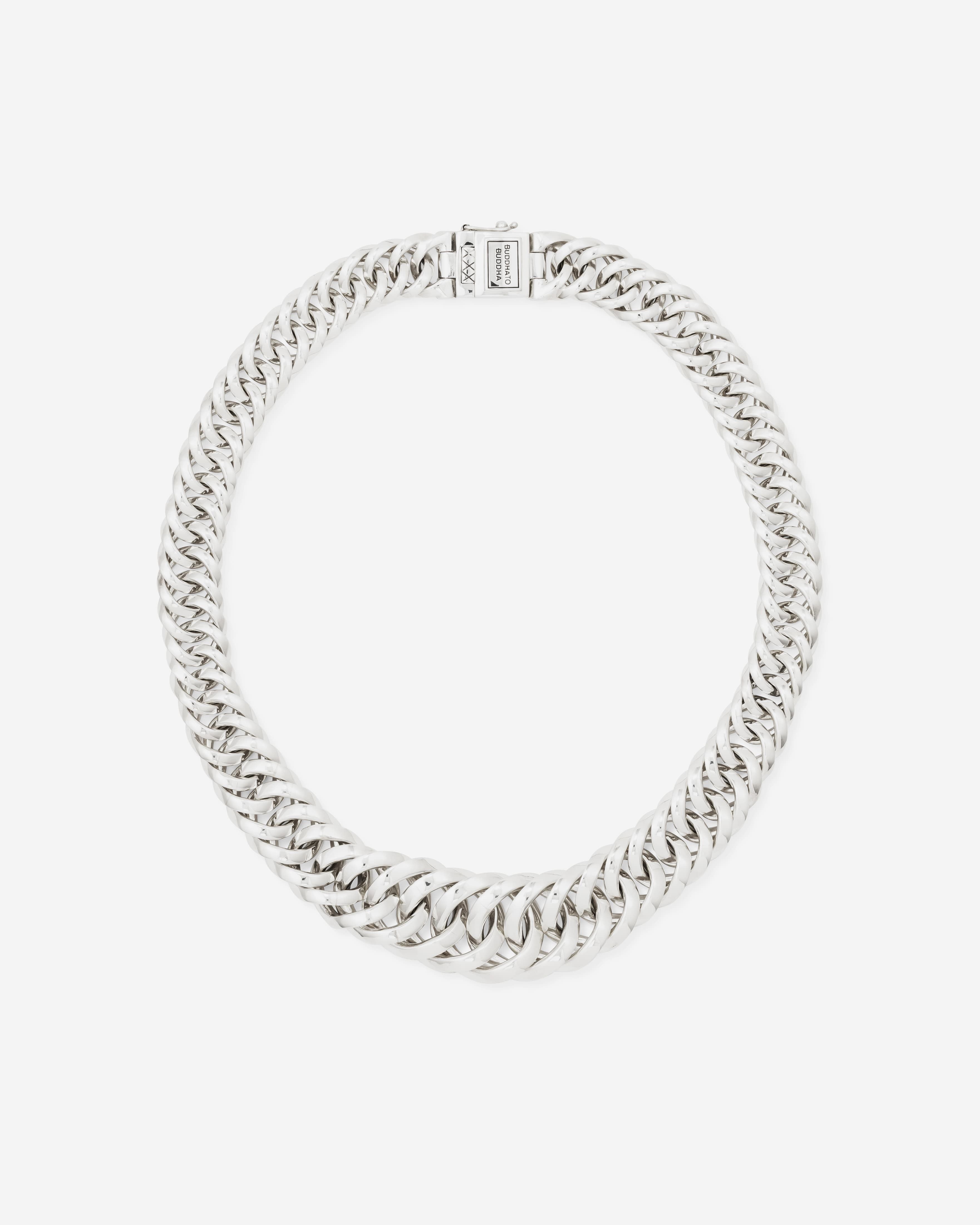 Buddha to Buddha Ketting Chain Gradient 47cm Zilver 001J041630100