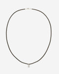 Buddha to Buddha Ketting George XS Rhodium 60cm Zilver Black rhodium zilver 001J04718B200