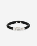 Buddha to Buddha Armband Komang Small Leer Zwart 001J051620312