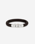 Buddha to Buddha Armband Ben Small Brown Leer Bruin 001J051800405 hoofdfoto