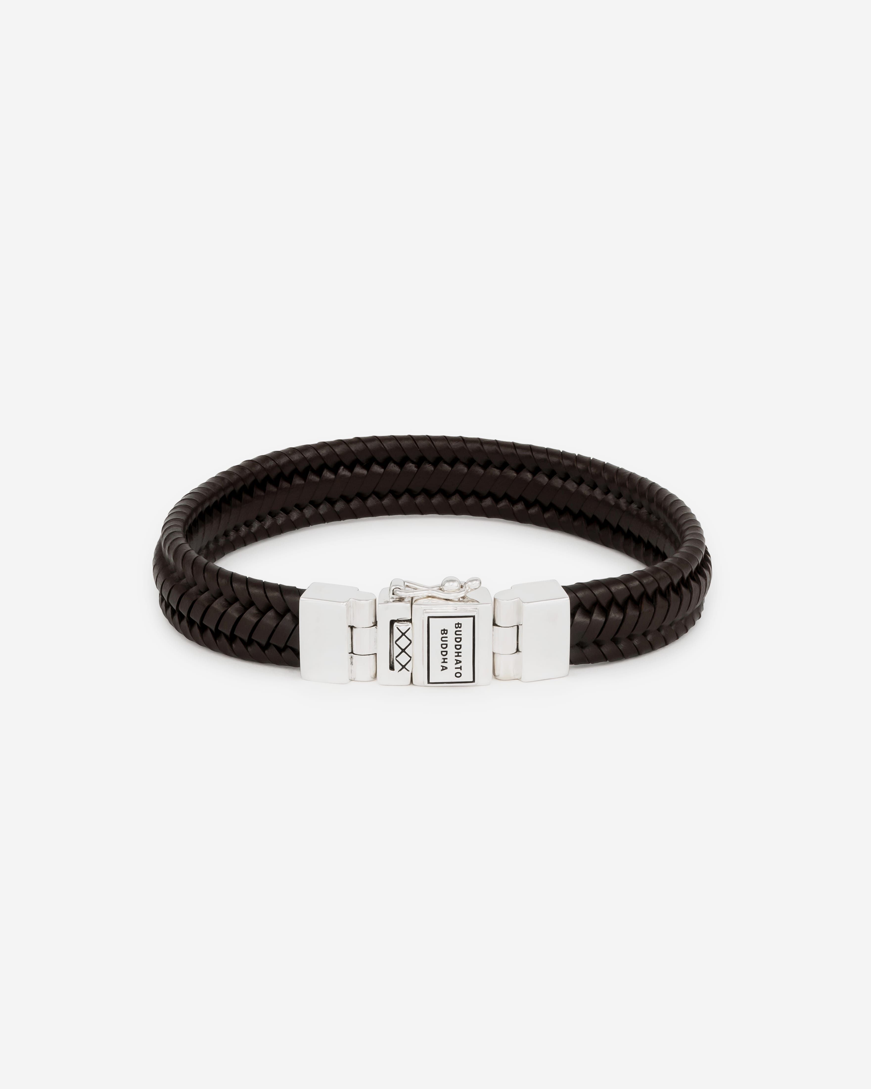 Buddha to Buddha Armband Edwin Small Brown Leer Bruin 001J051810406 hoofdfoto
