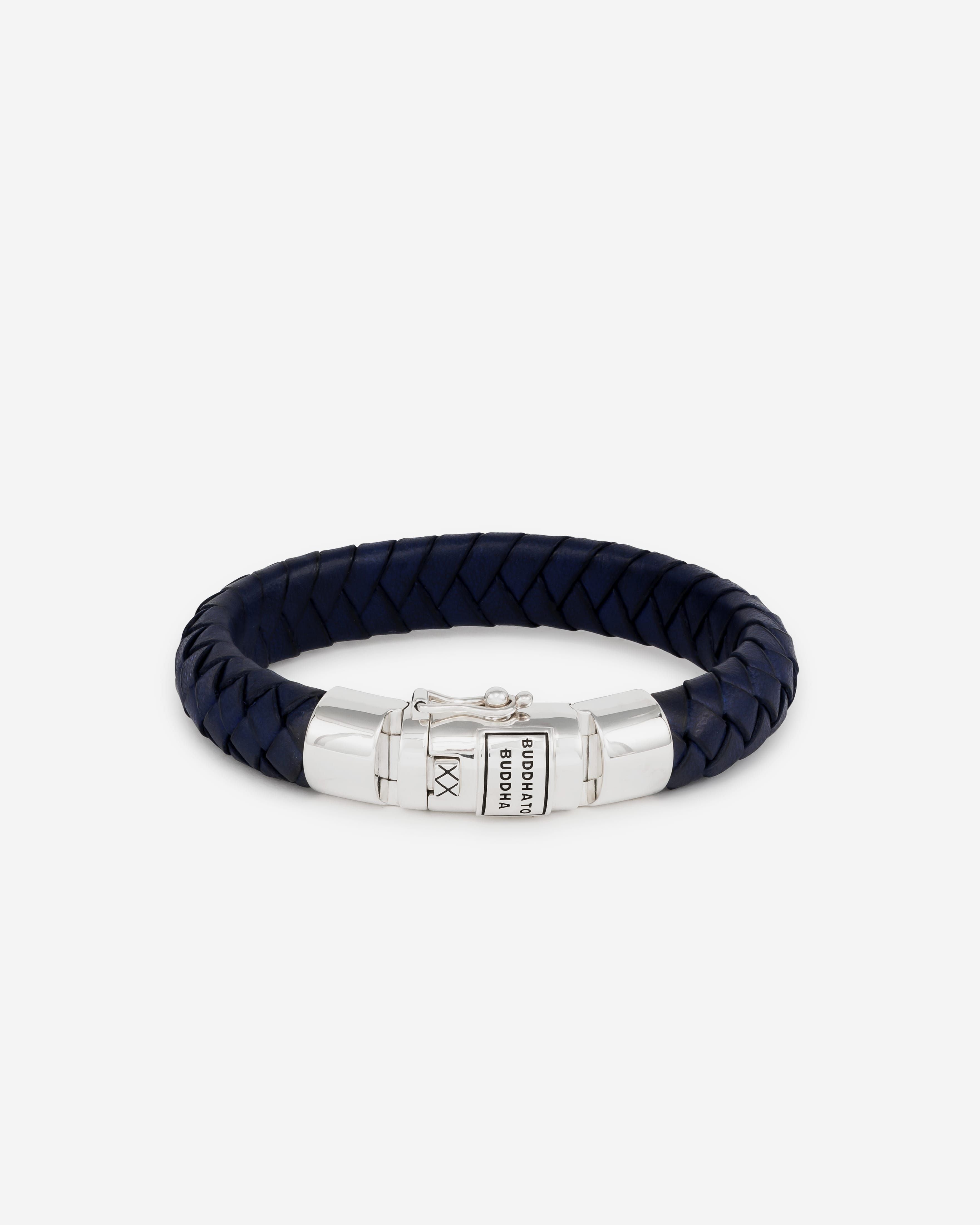 Buddha to Buddha Armband Ben Navy Leer 001J055448312 hoofdfoto