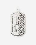 Buddha to Buddha Hanger Chain Army Tag Zilver x001J096690100