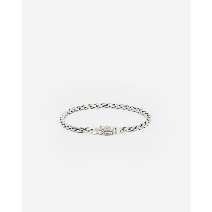 Buddha to Buddha Armband George Mini Gerecycled 925 sterling zilver/leer 001K010150104 hoofdfoto