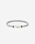 Buddha to Buddha Armband Ben Mini Gemstone Malachite Edelsteen / gerecycled 925 sterling zilver Malachiet 001K01101E712 hoofdfoto