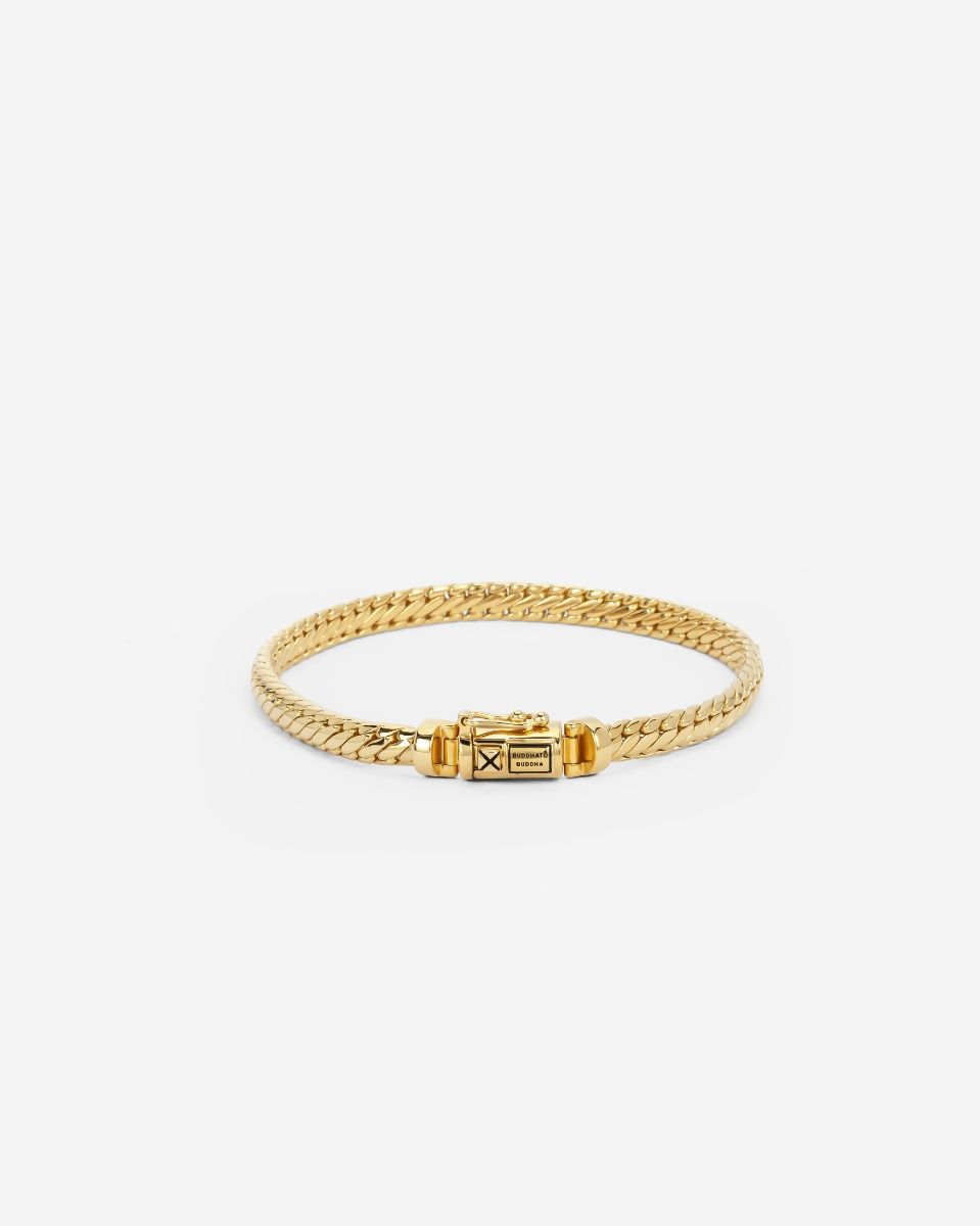 Buddha to Buddha Armband Ben Mini Vermeil Verguld gerecycled 925 sterling zilver Gold Plated 001K01101E912 hoofdfoto
