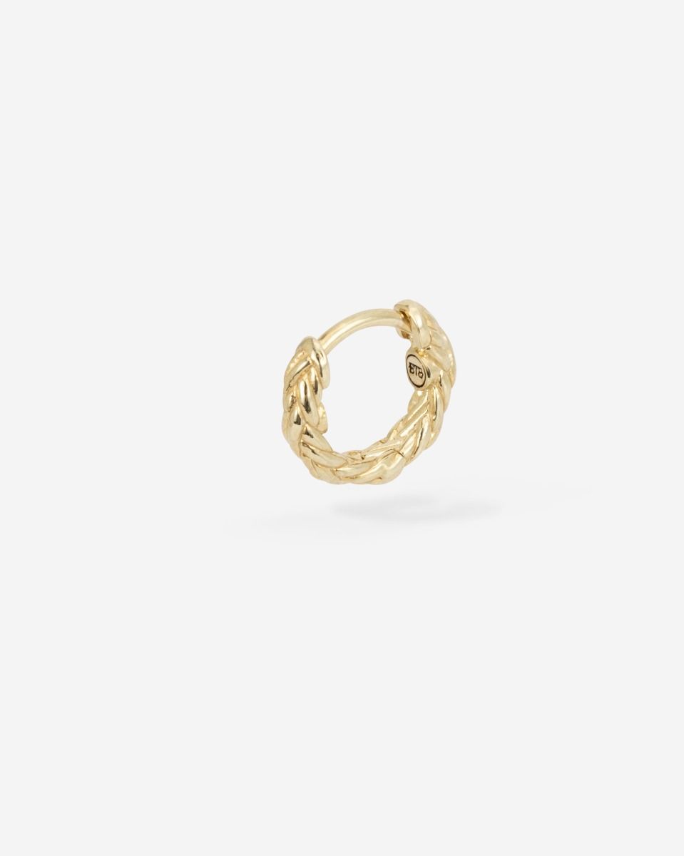 Buddha to Buddha Oorbellen Katja Earhoop Vermeil Single Piece Verguld gerecycled 925 sterling zilver Gold Plated 002J03421E900 hoofdfoto