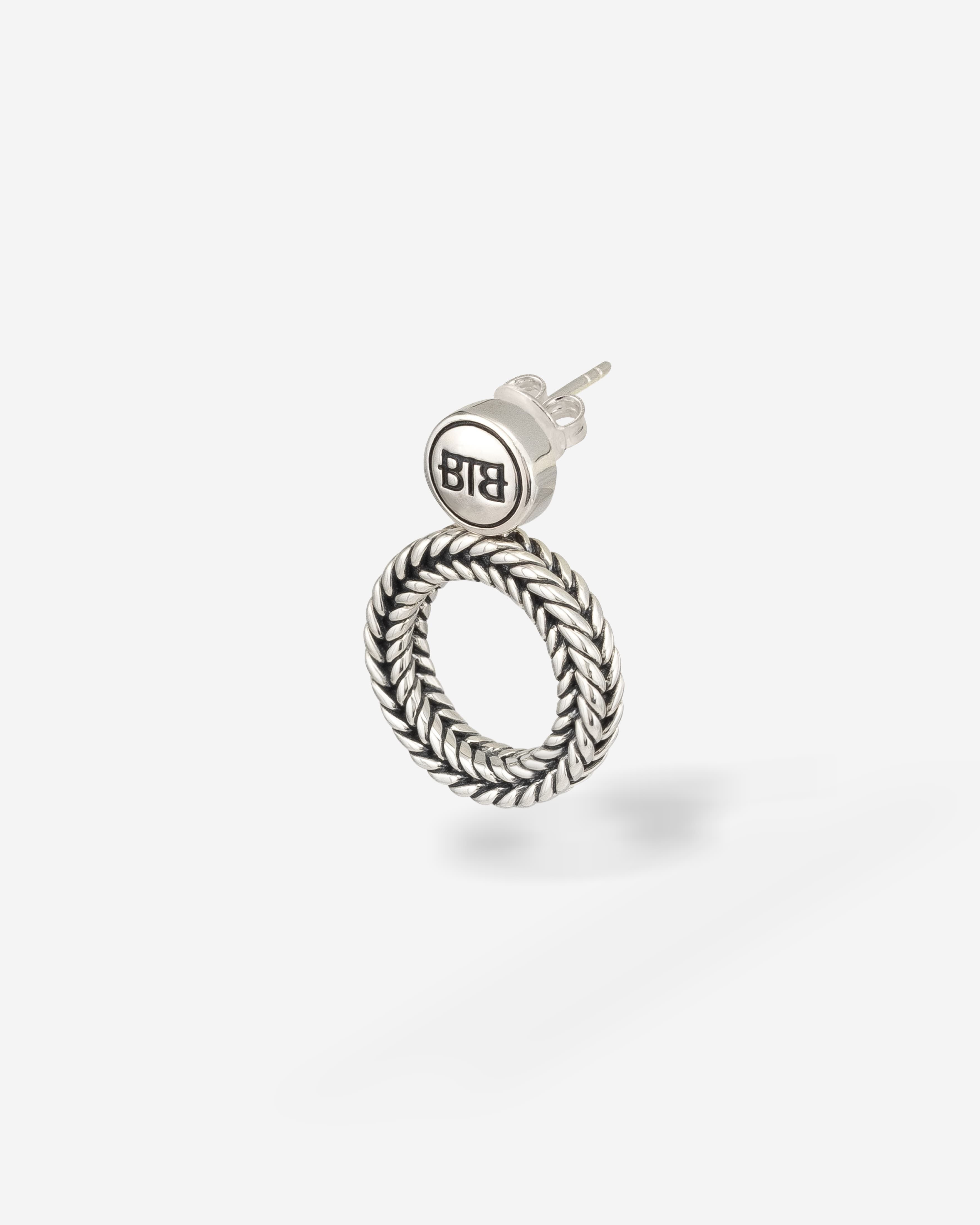 Buddha to Buddha Oorbellen Barbara Round Single Piece Zilver 002J034260100 hoofdfoto