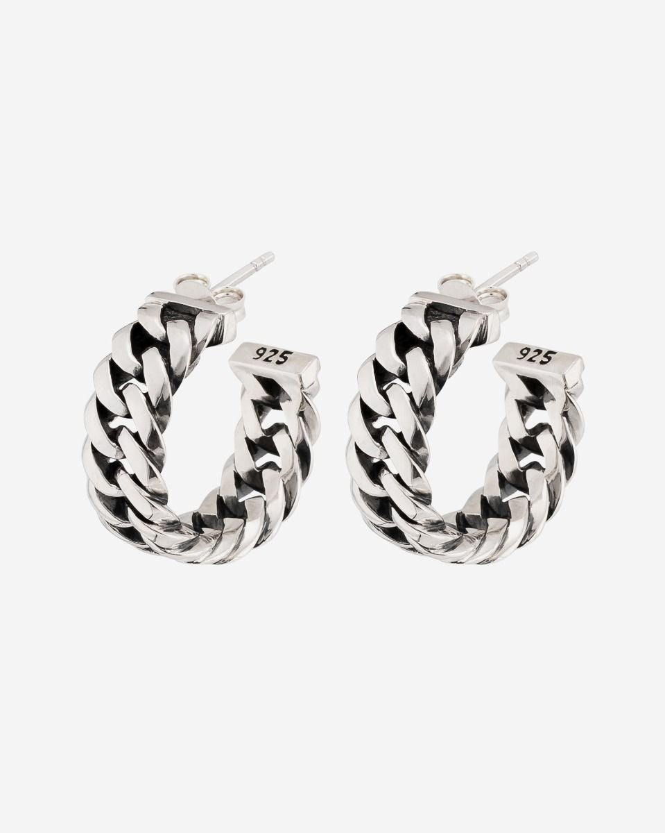 Buddha to Buddha Oorbellen Chain Zilver 002J034320100 hoofdfoto
