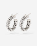 Buddha to Buddha Oorbellen Ben Small Zilver 002J034370100