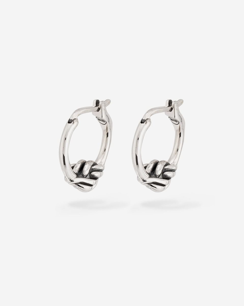 Buddha to Buddha Oorbellen Katja Mix Zilver 002J034410100