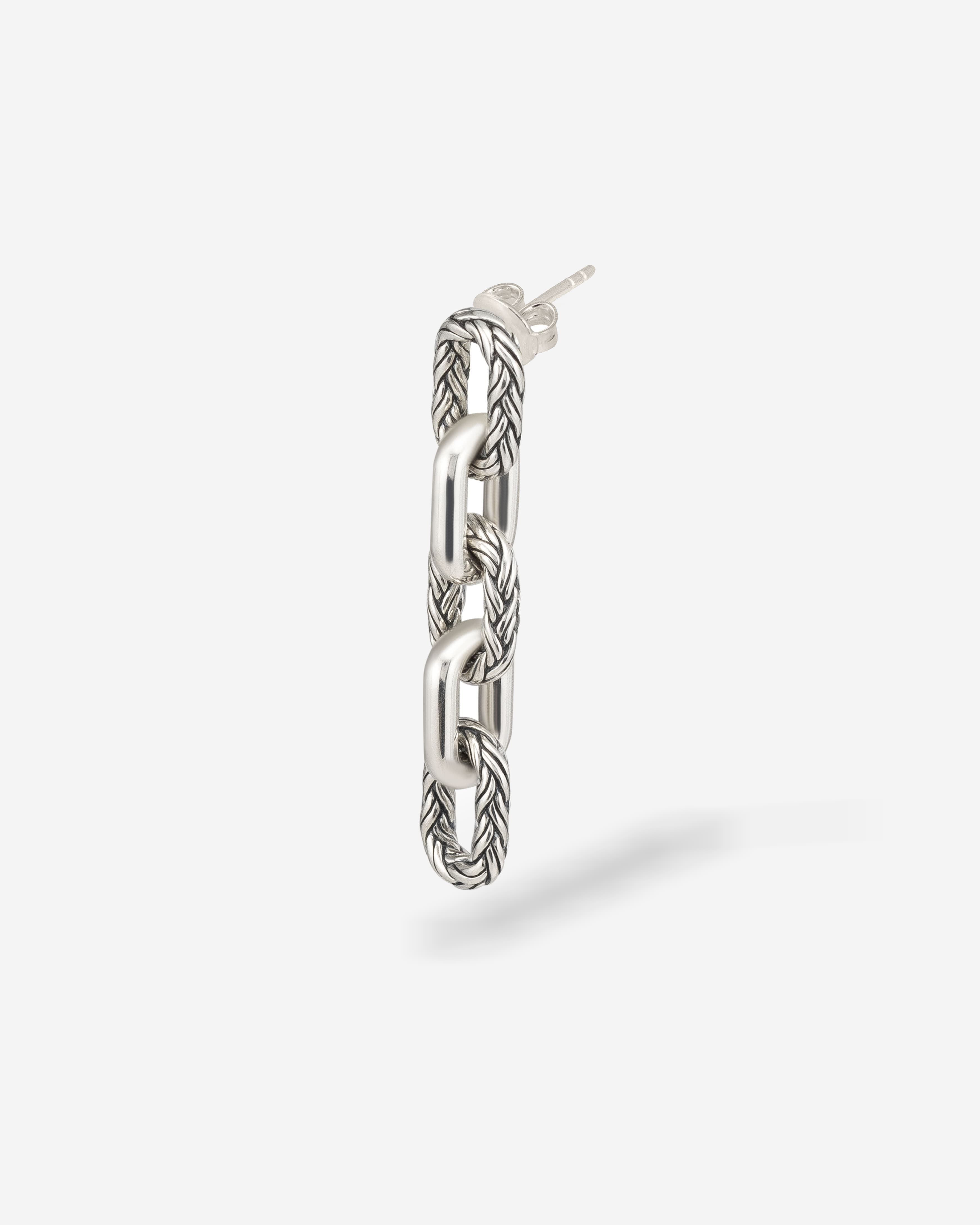 Buddha to Buddha Oorbellen Earhanger Katja Link Single Piece Zilver 002J034460100 hoofdfoto