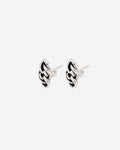 Buddha to Buddha Oorbellen Nathalie Earstud Zilver 002J034780100 hoofdfoto