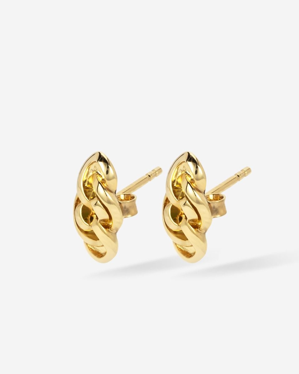 Buddha to Buddha Oorbellen Nathalie Earstud Vermeil Verguld gerecycled 925 sterling zilver Gold Plated 002J03478E900 hoofdfoto