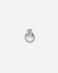 Buddha to Buddha Oorbellen George Earstud Single Piece Zilver 002J034130100