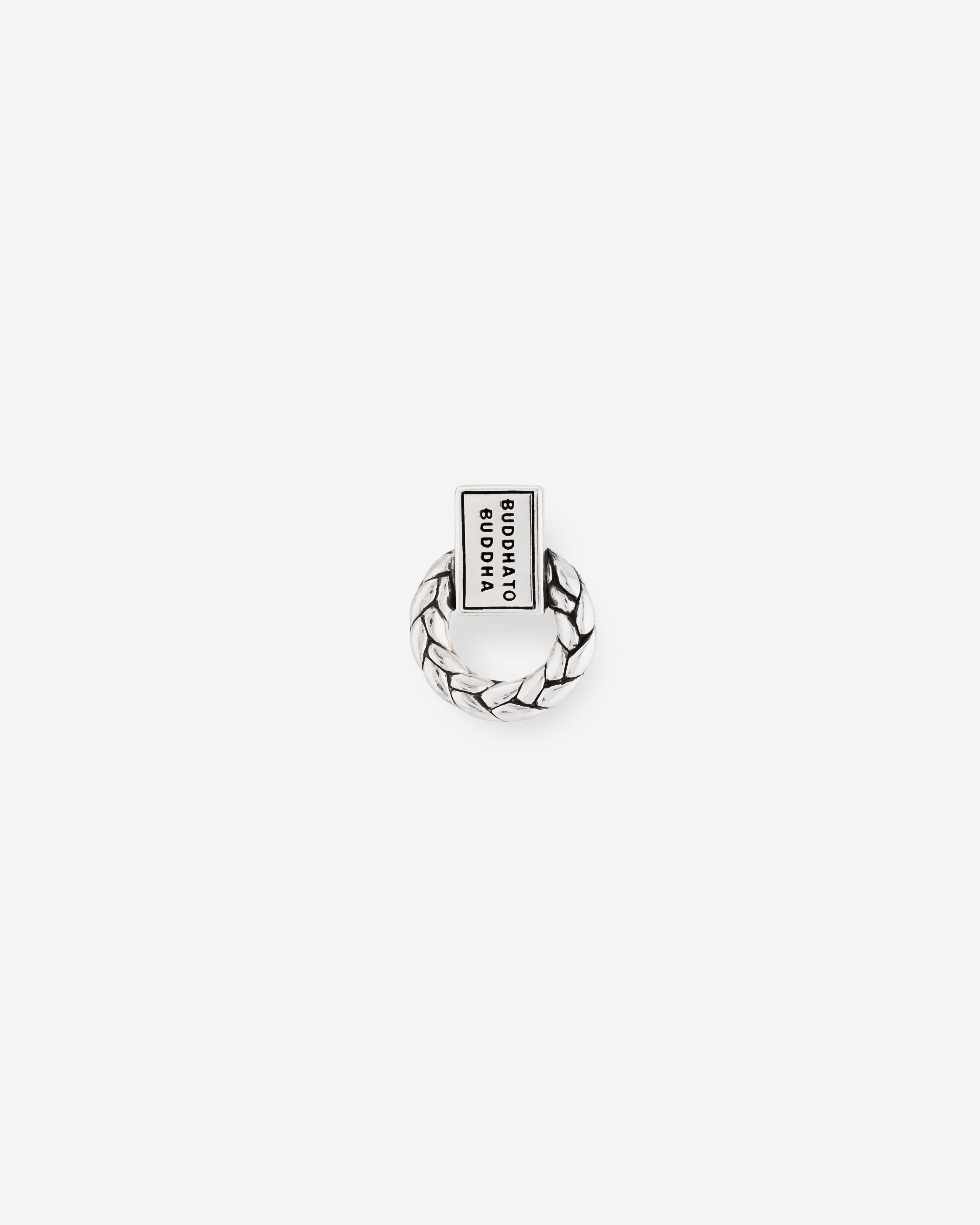 Buddha to Buddha Oorbellen George Earstud Single Piece Zilver 002J034130100