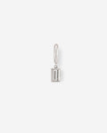 Buddha to Buddha Oorbellen Logo Earhoop Single Piece Zilver 002J034180100