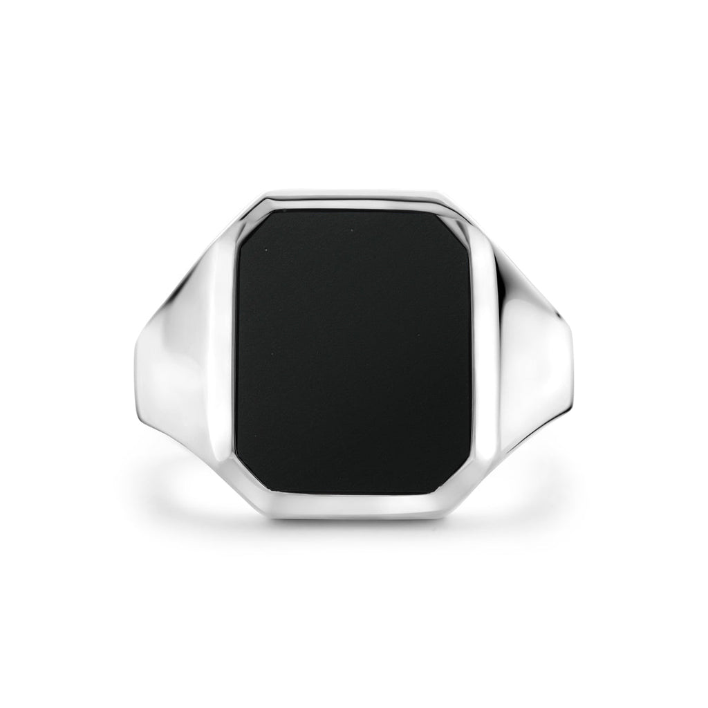 1014740 zegelring massief onyx 13 x 11 mm