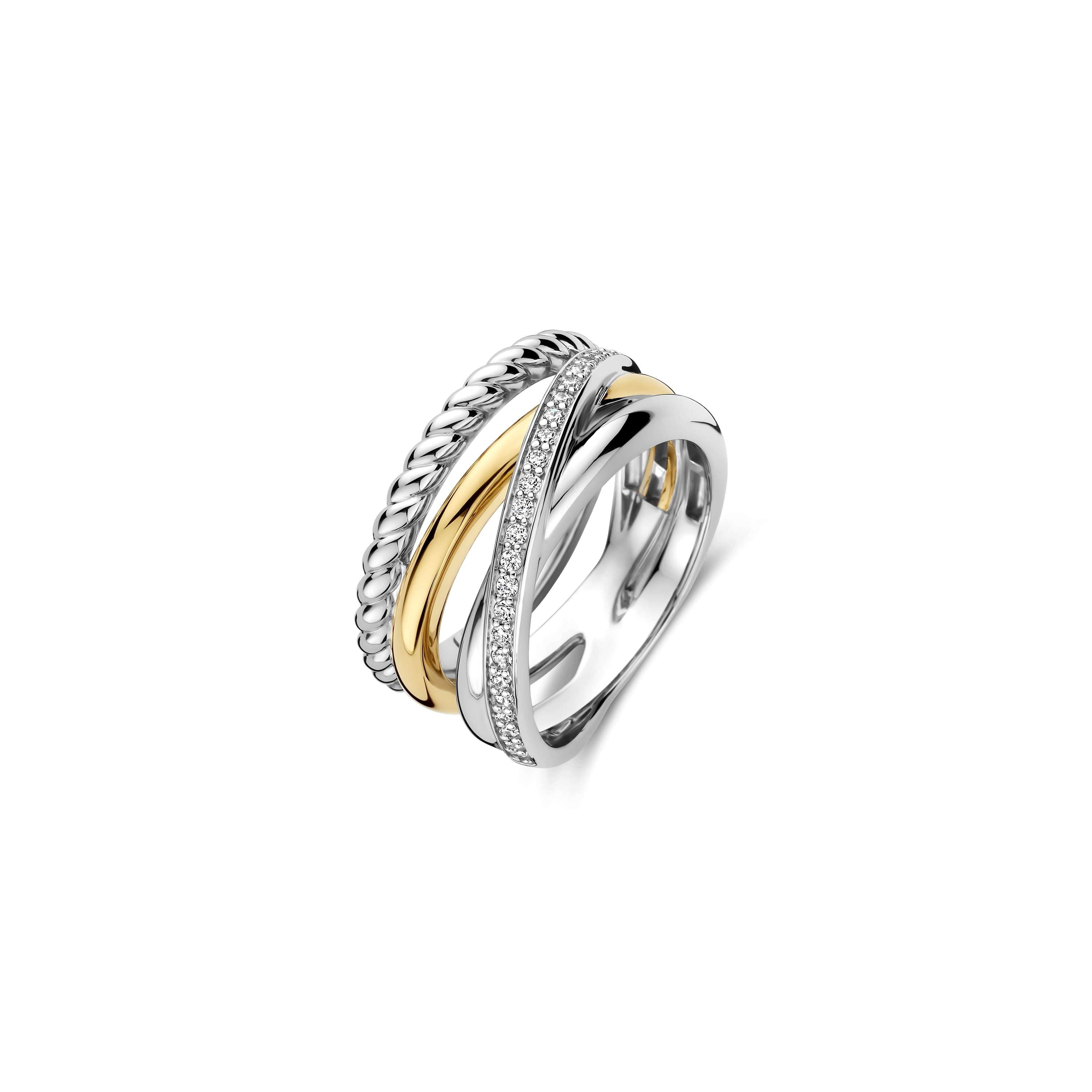 TI SENTO Ring Verguld 12384ZY