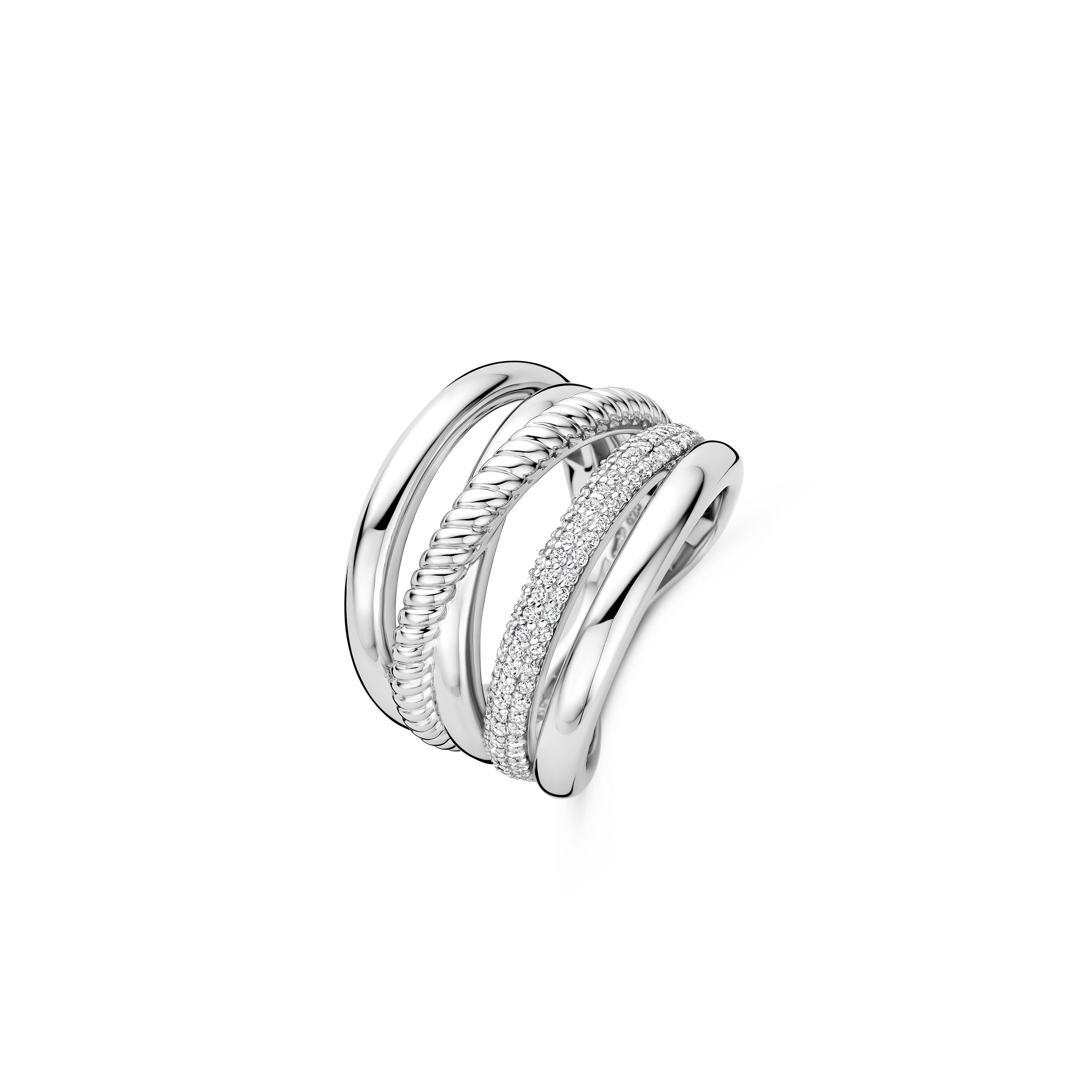TI SENTO Ring Zilver 12421ZI