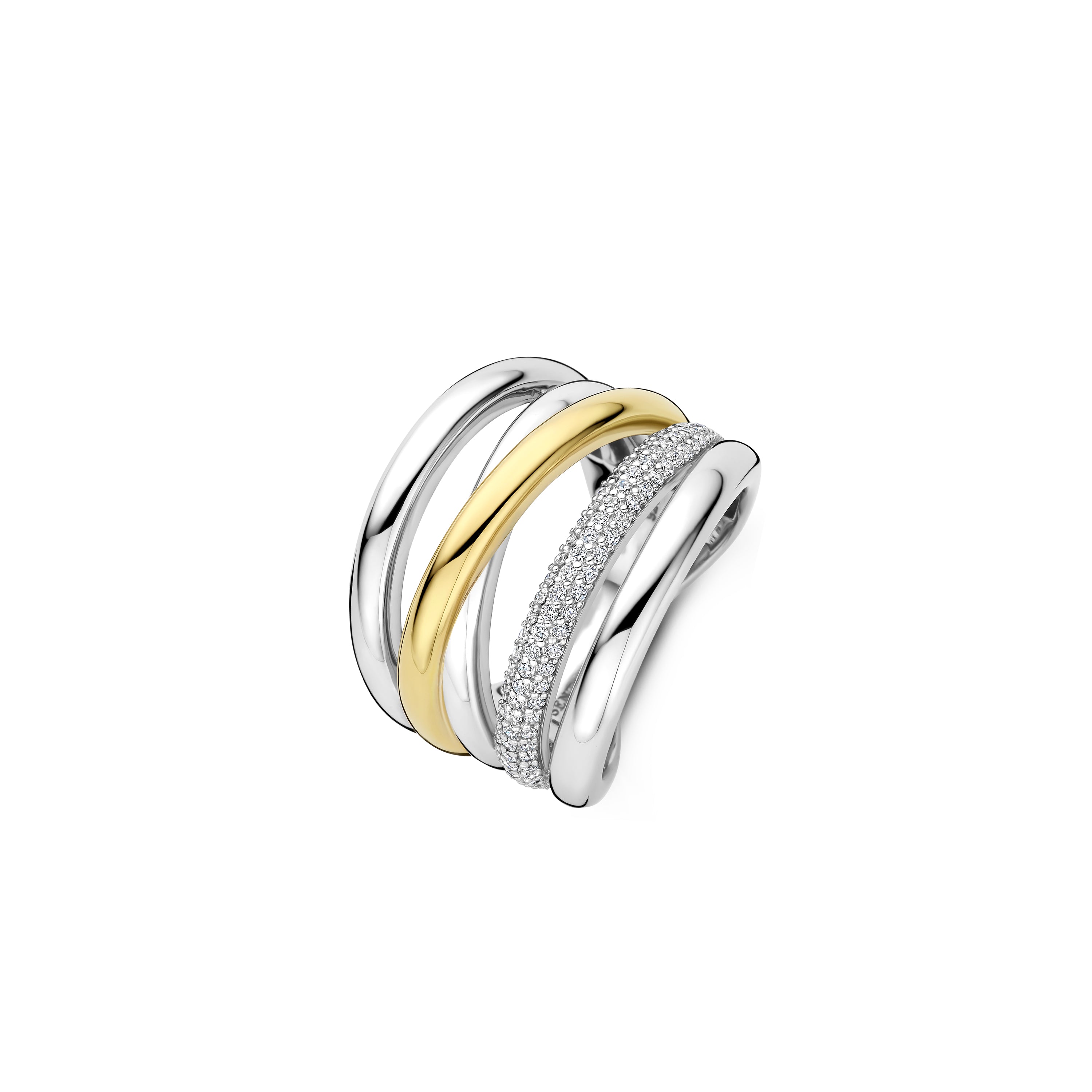 TI SENTO Ring Verguld 12421ZY