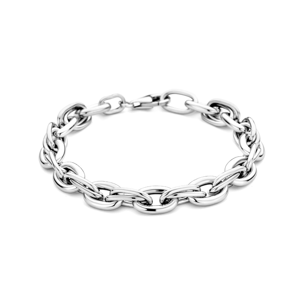 gerhodineerd 925 zilveren armband 9 mm 19 cm 1342115