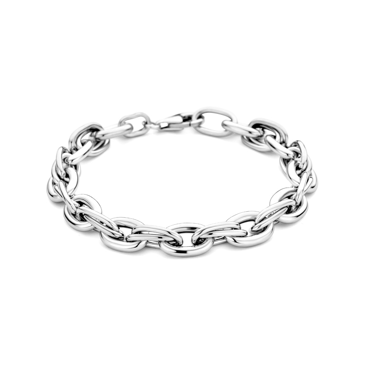 gerhodineerd 925 zilveren armband 9 mm 19 cm 1342115