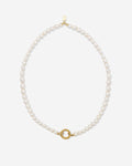 Buddha to Buddha Ketting Barbara XS Pearl Vermeil Cultured freshwater pearls / Gold plated recycled 925 silver Gold Vermeil 001J04032E945 hoofdfoto