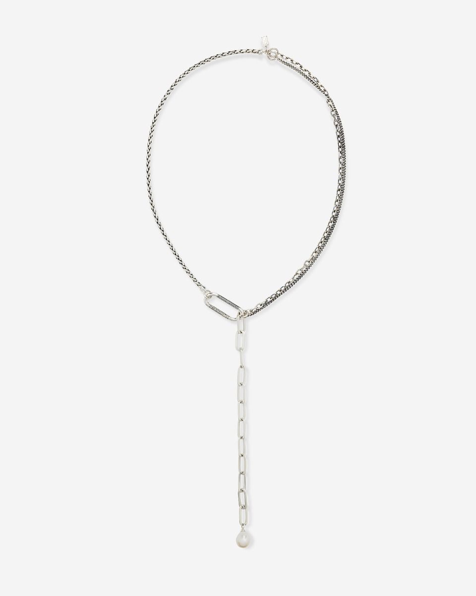 Buddha to Buddha Ketting Multi Chain Y- George Gerecycled 925 sterling zilver 001J040370150 hoofdfoto
