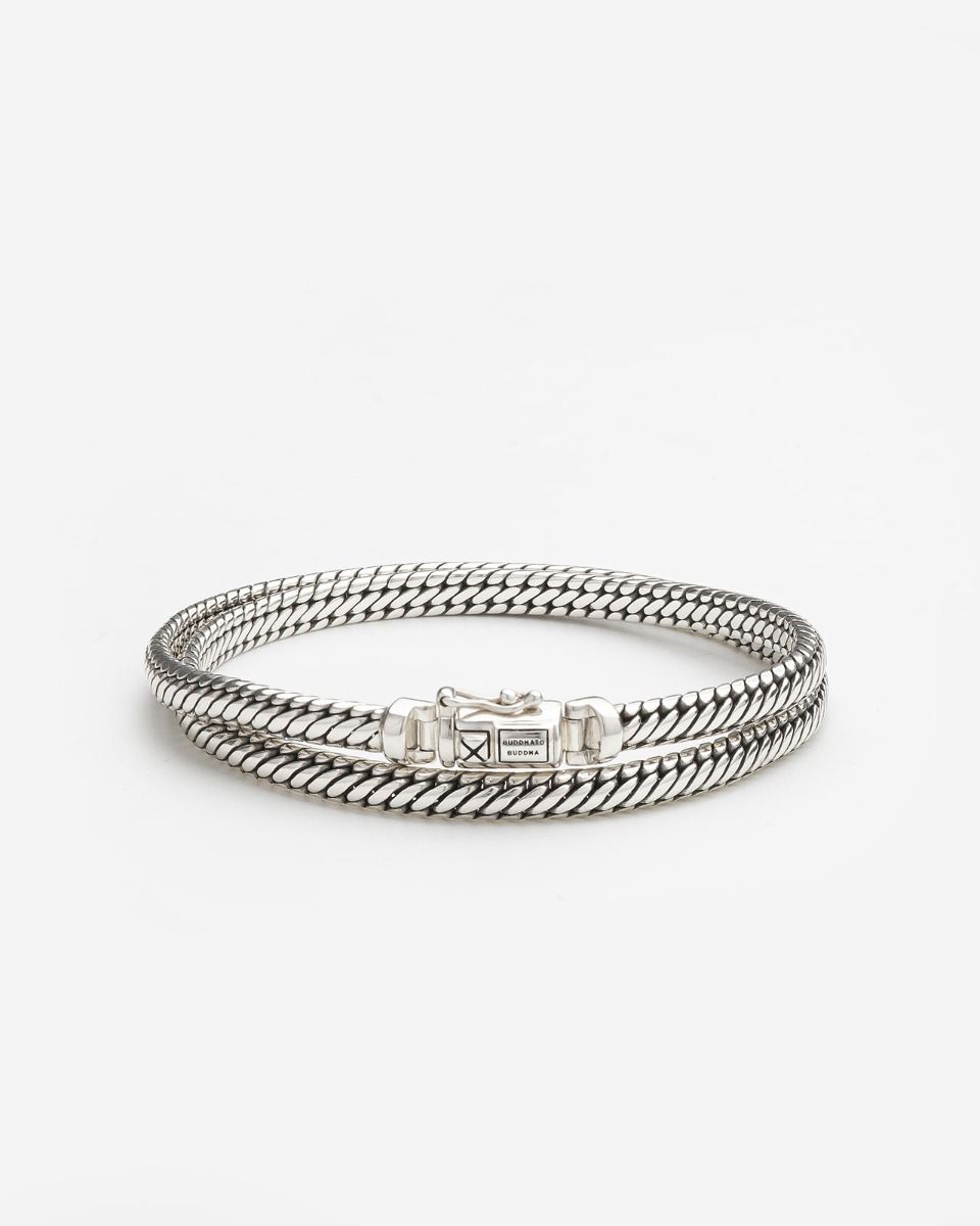 Buddha to Buddha Armband Ben Mini Double Gerecycled 925 sterling zilver 001K010440105 hoofdfoto